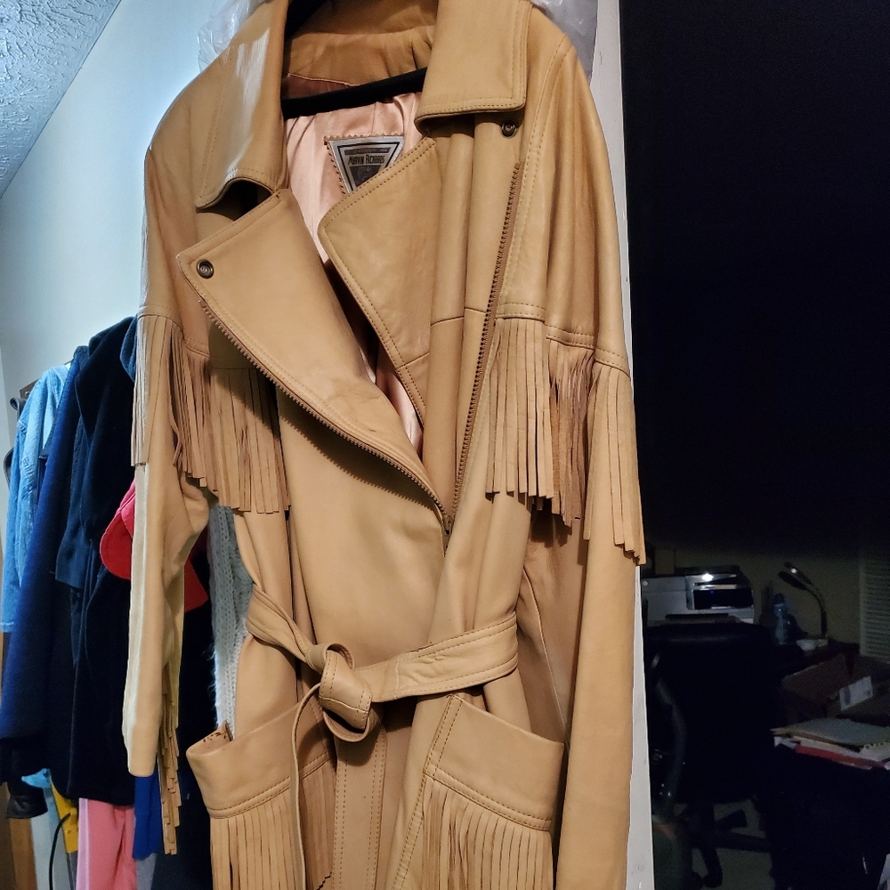 Western Leather Coat